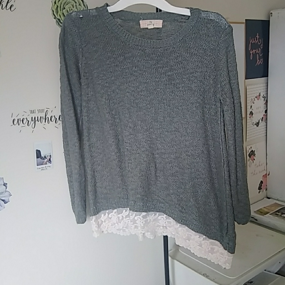 Olive green sweater